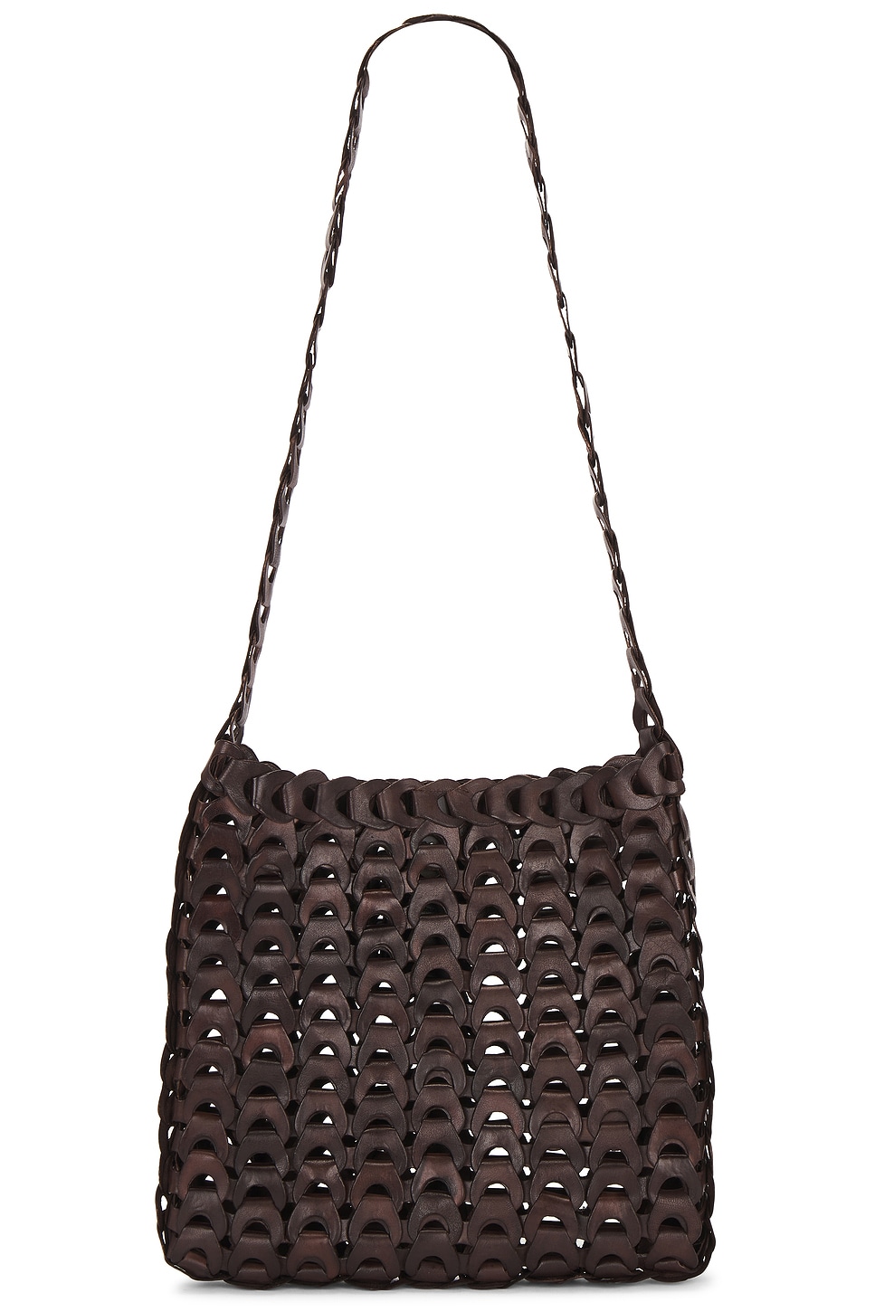 【関税込み】Dragon Diffusion ブラウン NS Link トートバッグ Dragon Diffusion NS Link Tote in Dark Brown | REVOLVE