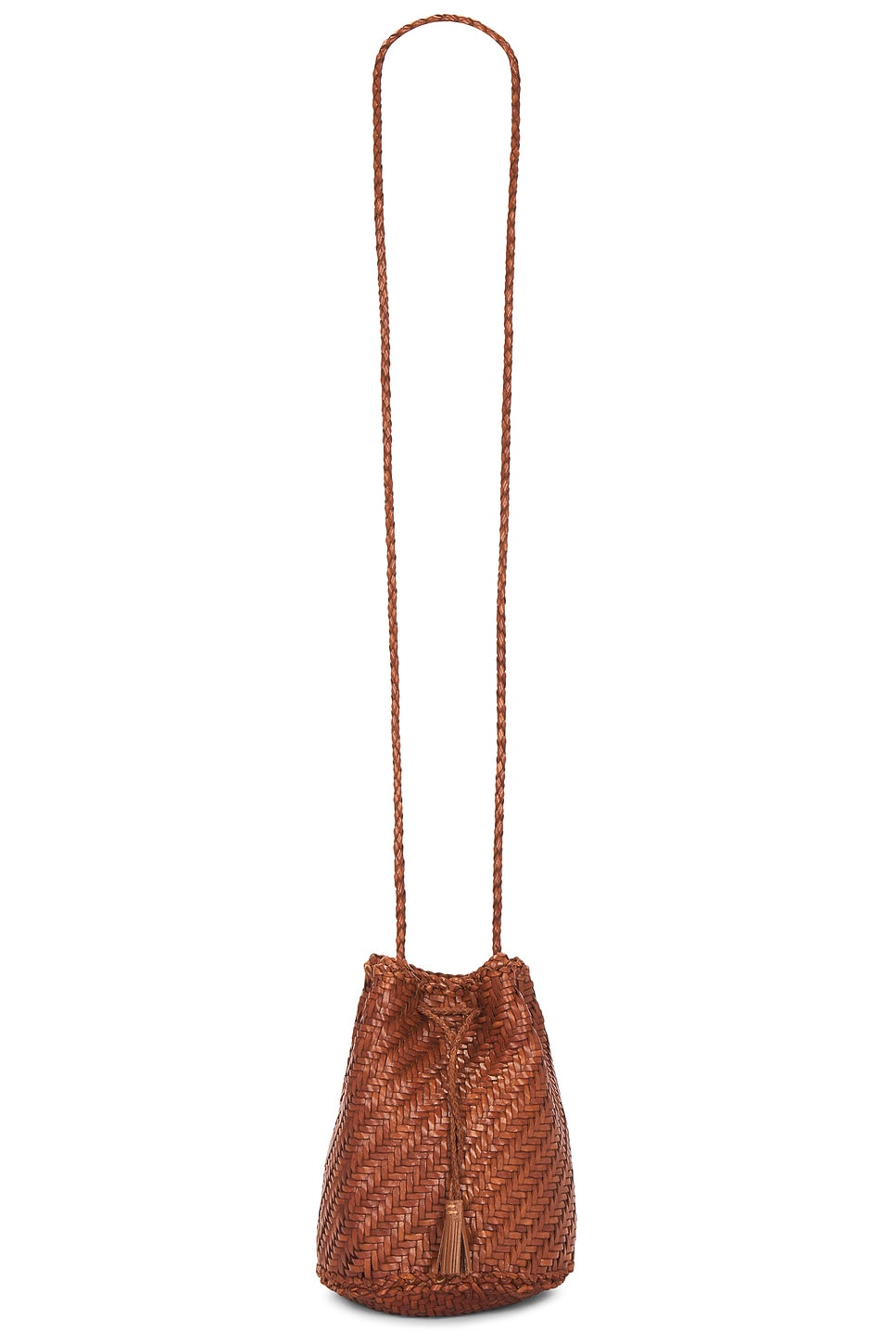 Dragon Diffusion Pompom Double Jump Bag in Tan | REVOLVE