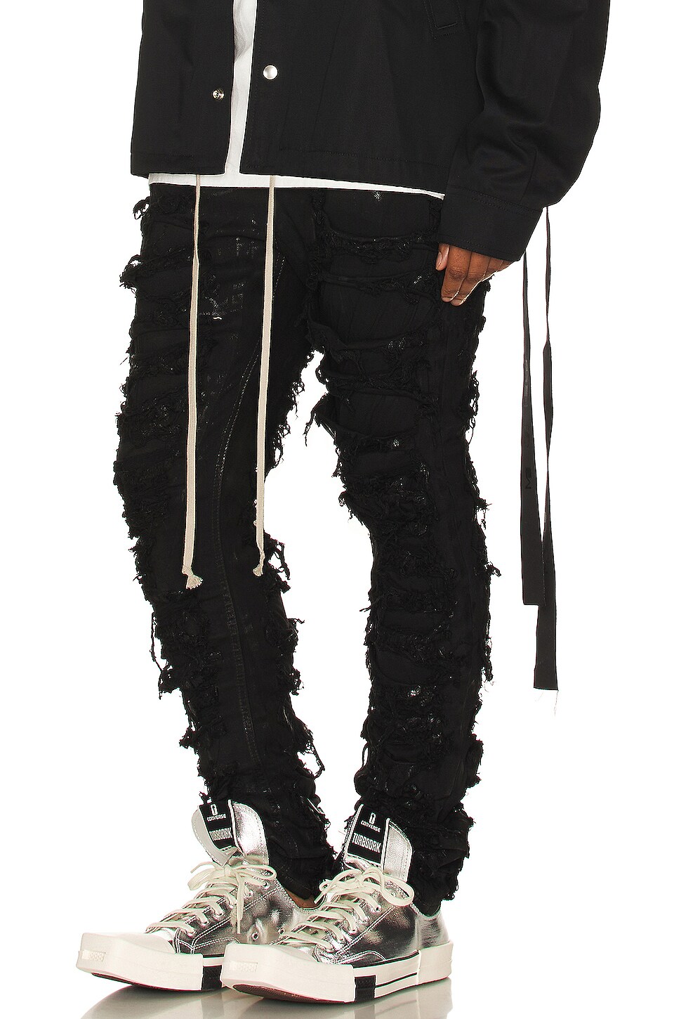 DRKSHDW by Rick Owens Detroit Cut in Black