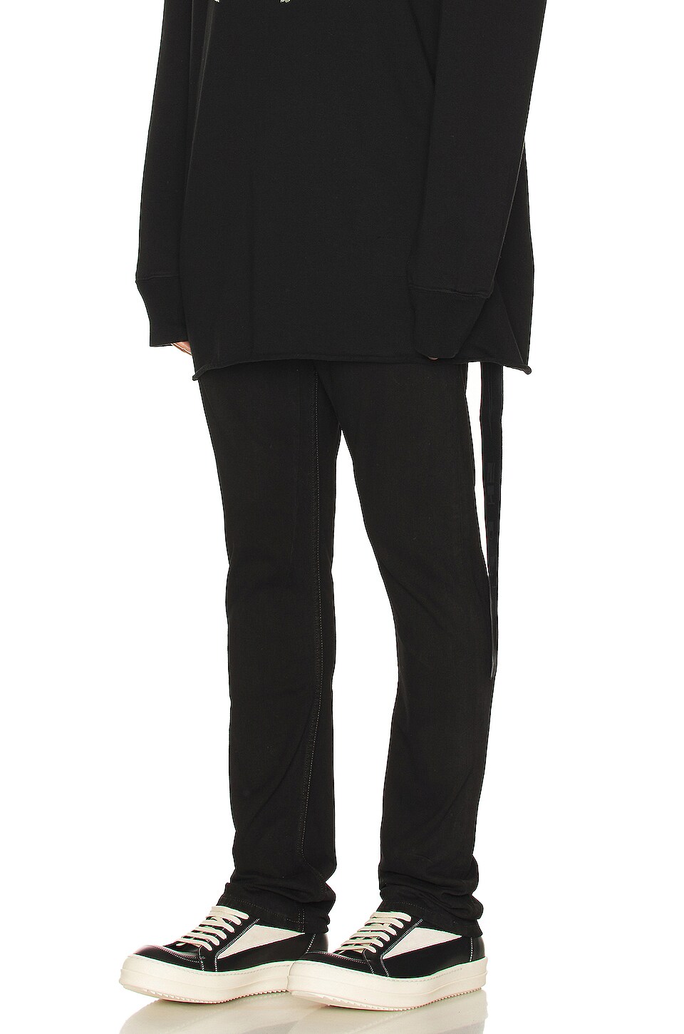 DRKSHDW by Rick Owens Detroit Cut Skinny Jean in Black