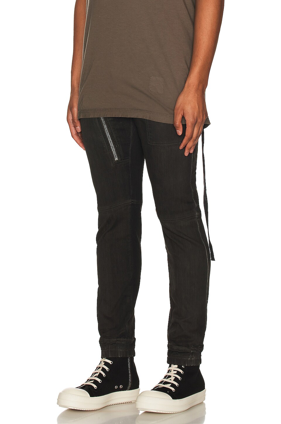 DRKSHDW by Rick Owens Aircut Denim Joggers in Dark Dust