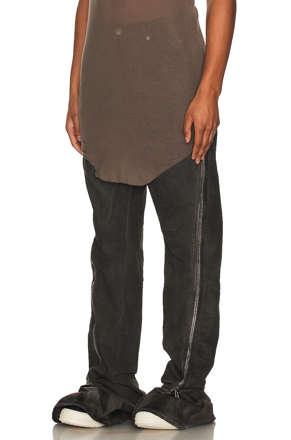 DRKSHDW by Rick Owens Bolan Banana Jean in Dark Dust