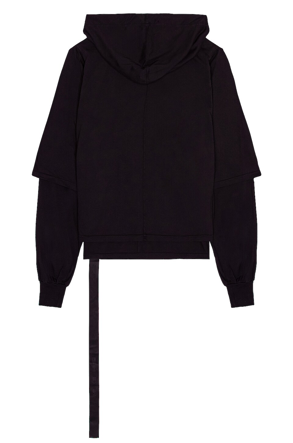 DRKSHDW by Rick Owens Hustler Hoodie in Black & Oyster