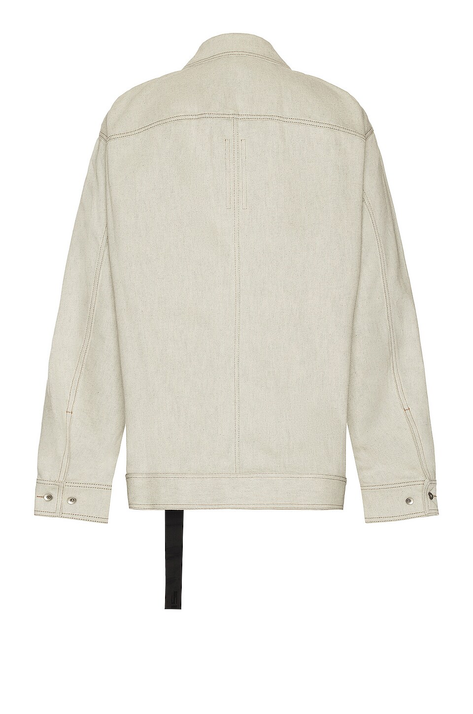 DRKSHDW by Rick Owens Denim Jumbo Worker Jacket in Milk Melange