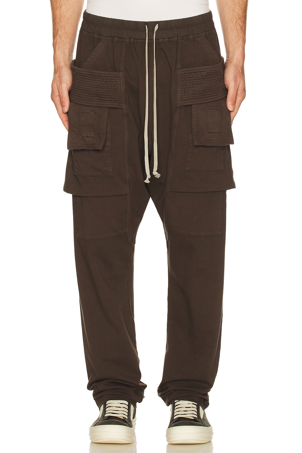 DRKSHDW by Rick Owens Creatch Cargo Drawstring in Dark Dust | REVOLVE