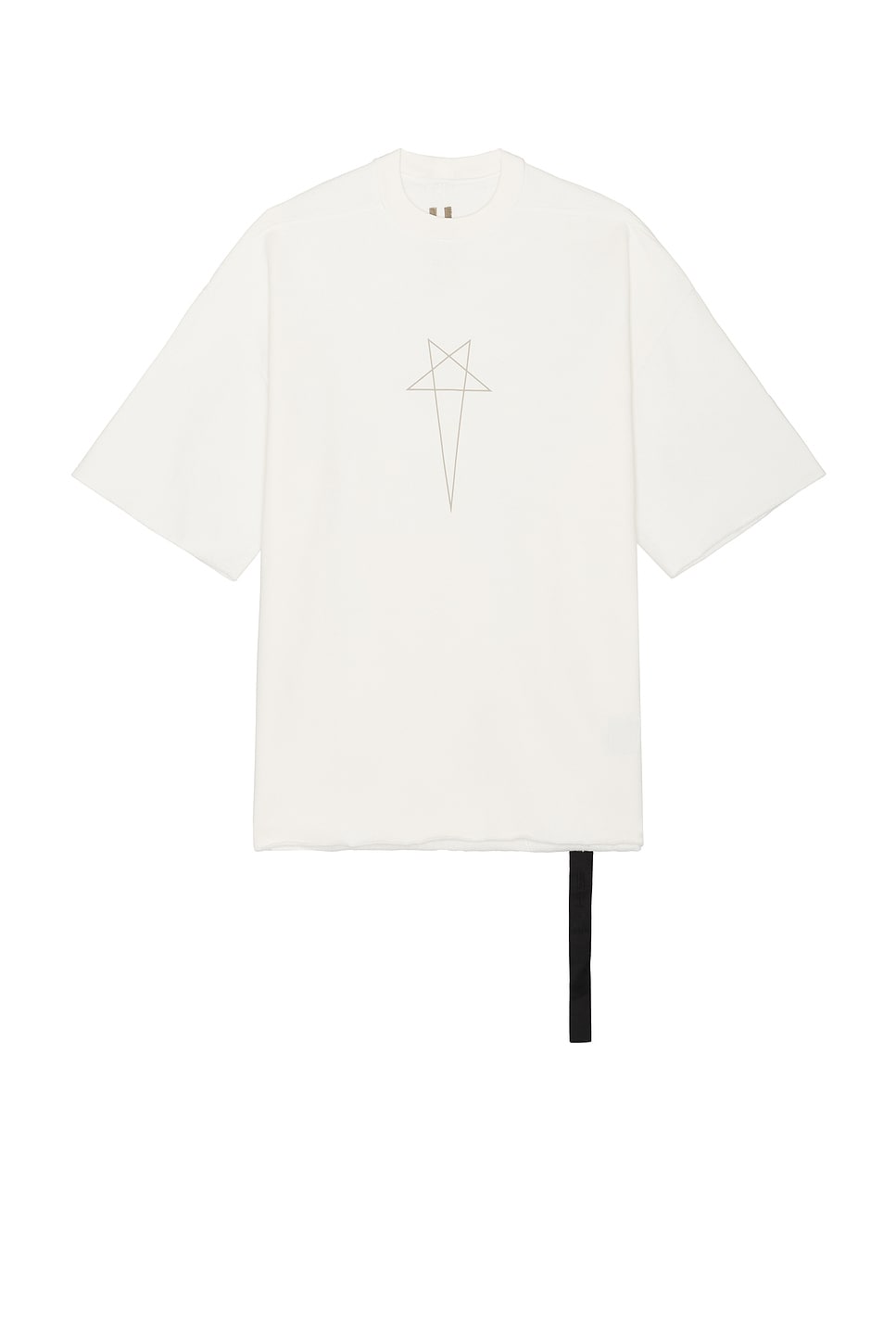 Rick Owens DRKSHDW  T milk 白 Tシャツ DRKSHDW by Rick Owens Tommy T in Milk & Pearl | REVOLVE