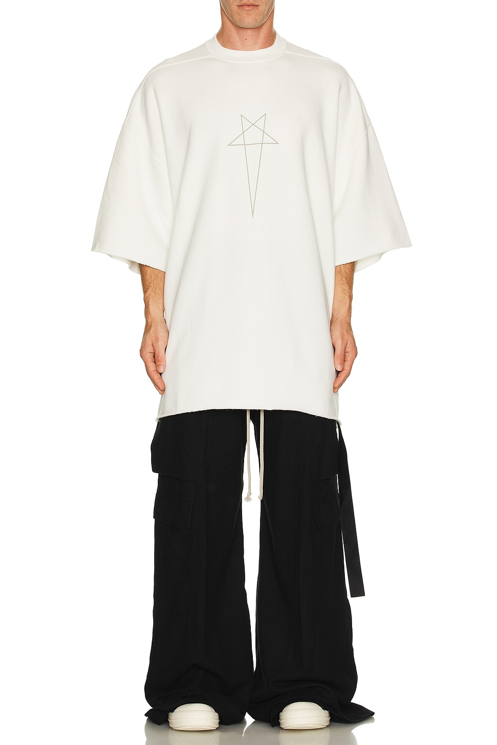 DRKSHDW by Rick Owens Tommy T in Milk & Pearl | REVOLVE
