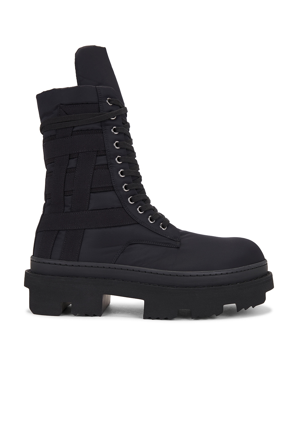 DRKSHDW by Rick Owens Army Megatooth Ankle Boot in Black | REVOLVE