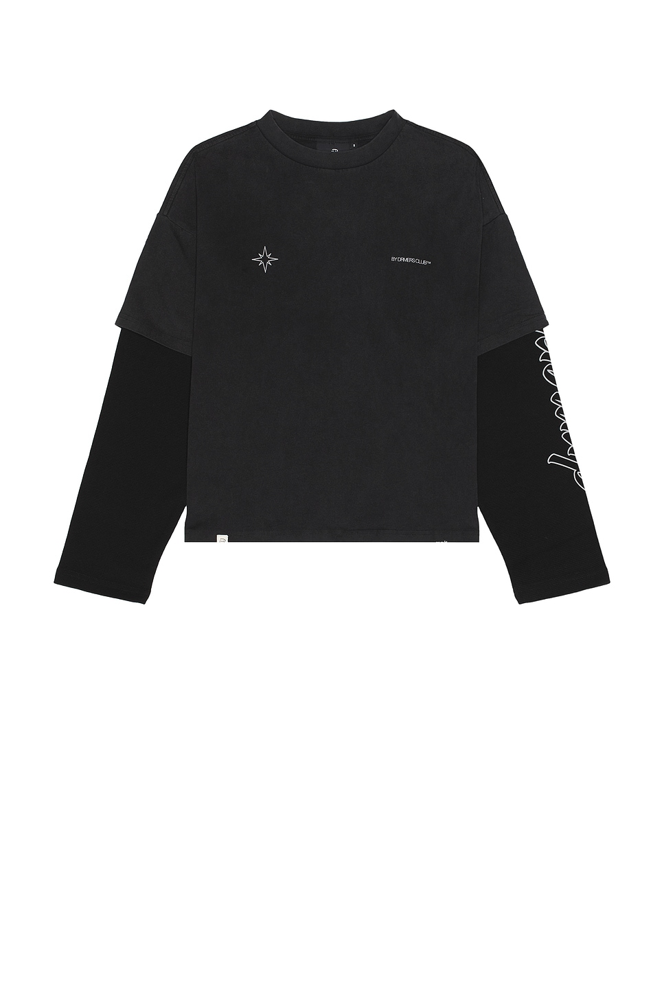 DRMERS CLUB Polaris Layered Tee in Black | REVOLVE