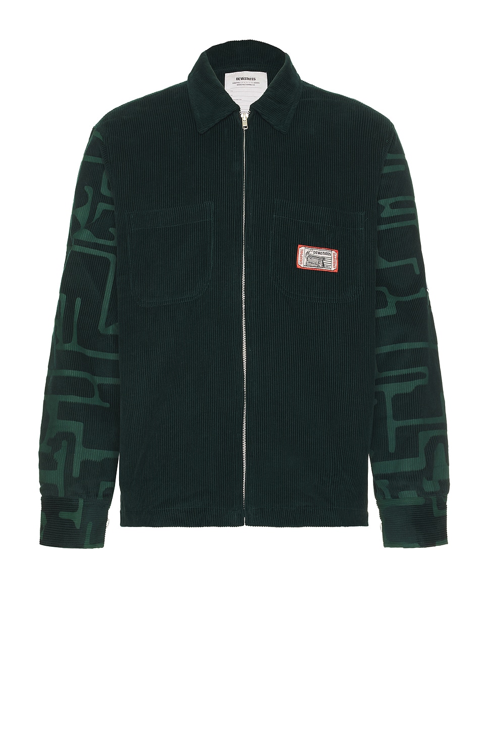 Circuit Zip-Up Corduroy Jacket - Thumbnail 1