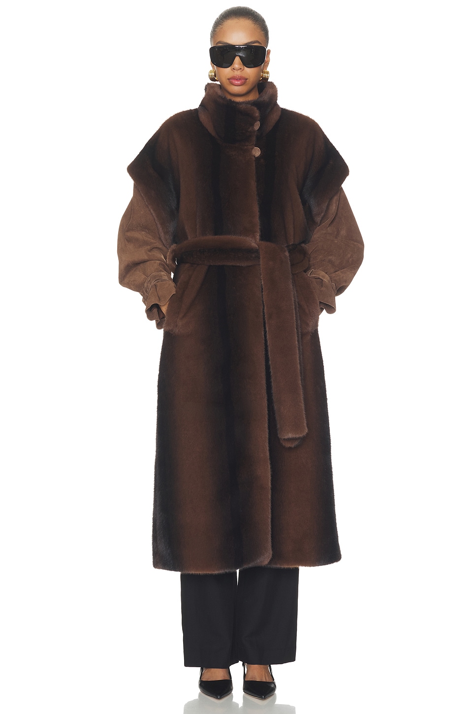 Ducie Harper Long Fur Coat