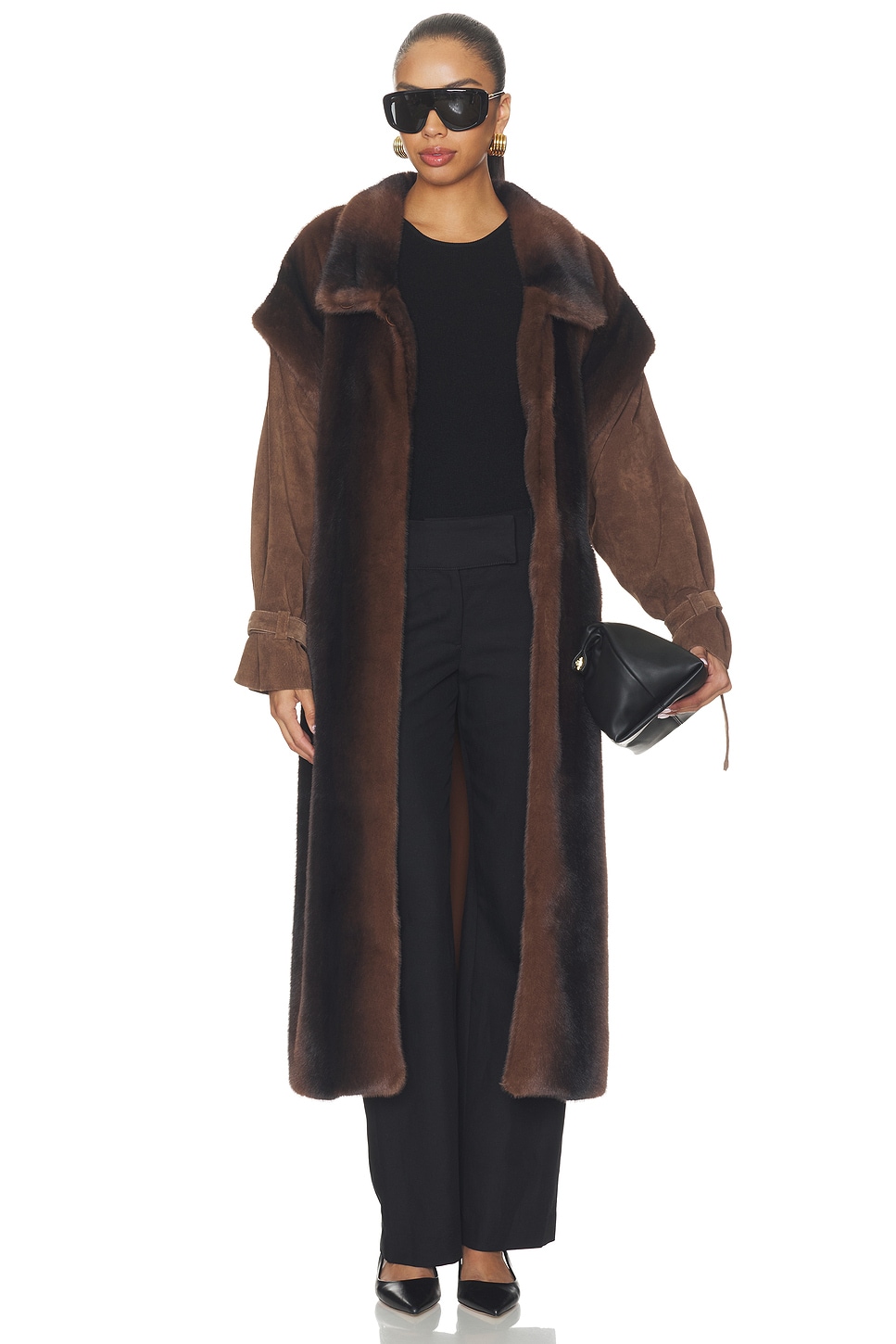 Ducie Harper Long Fur Coat