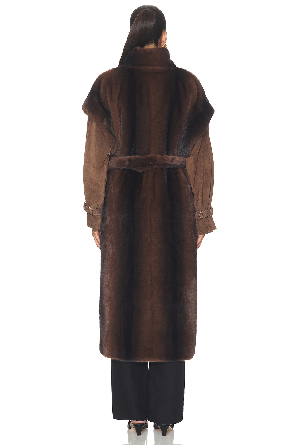Ducie Harper Long Fur Coat