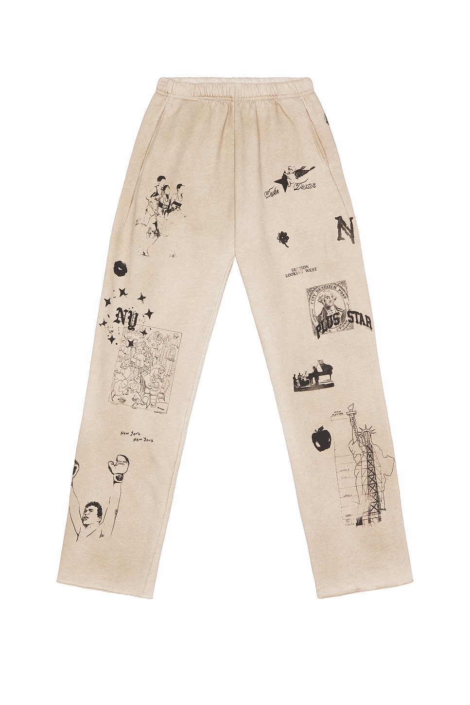 Duke + Dexter NY Sketch Sweatpants in Oat Marl | REVOLVE