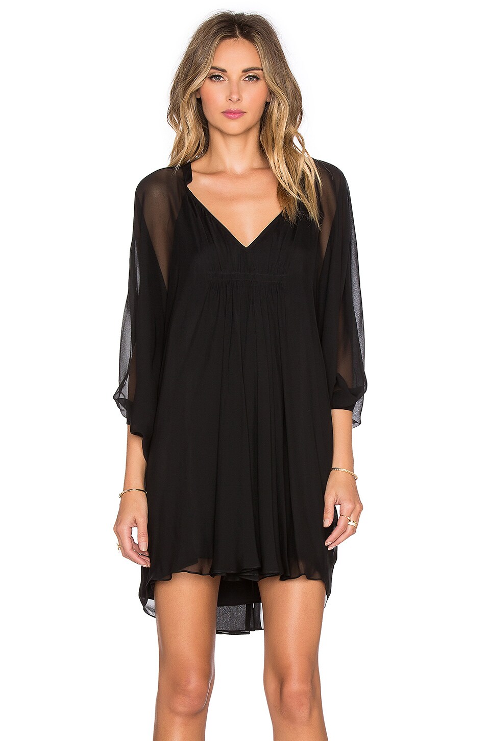 Diane von Furstenberg Fleurette Dress in Black | REVOLVE