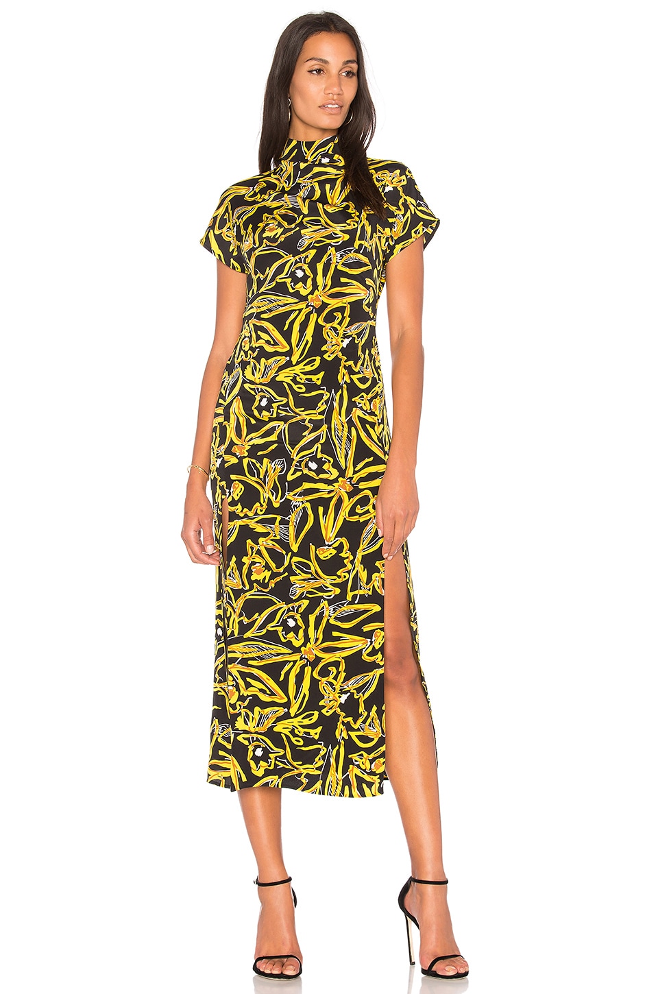 diane von furstenberg yellow dress