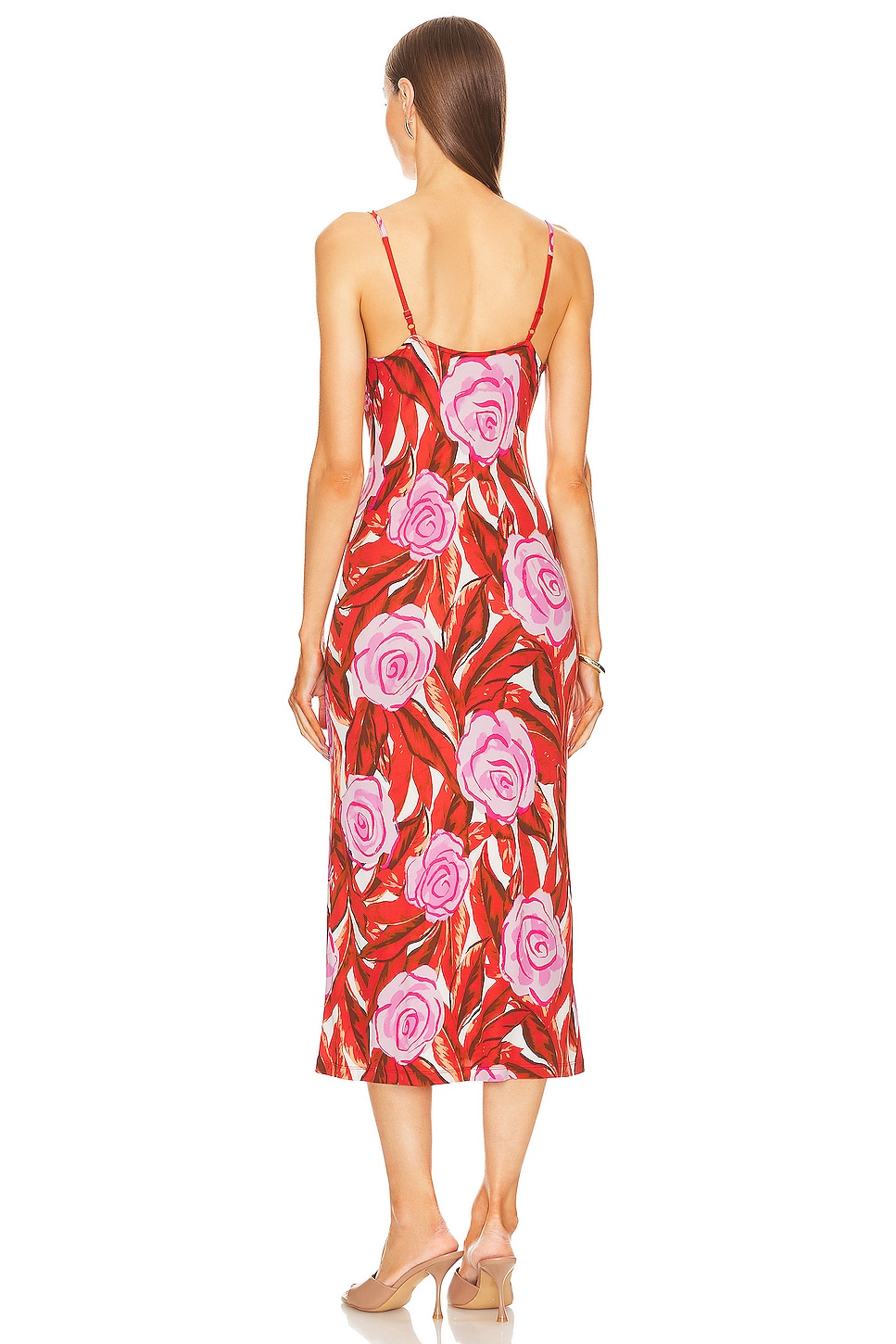 knee length dresses for ladies DVF Scott Dress in Birds of Paradise