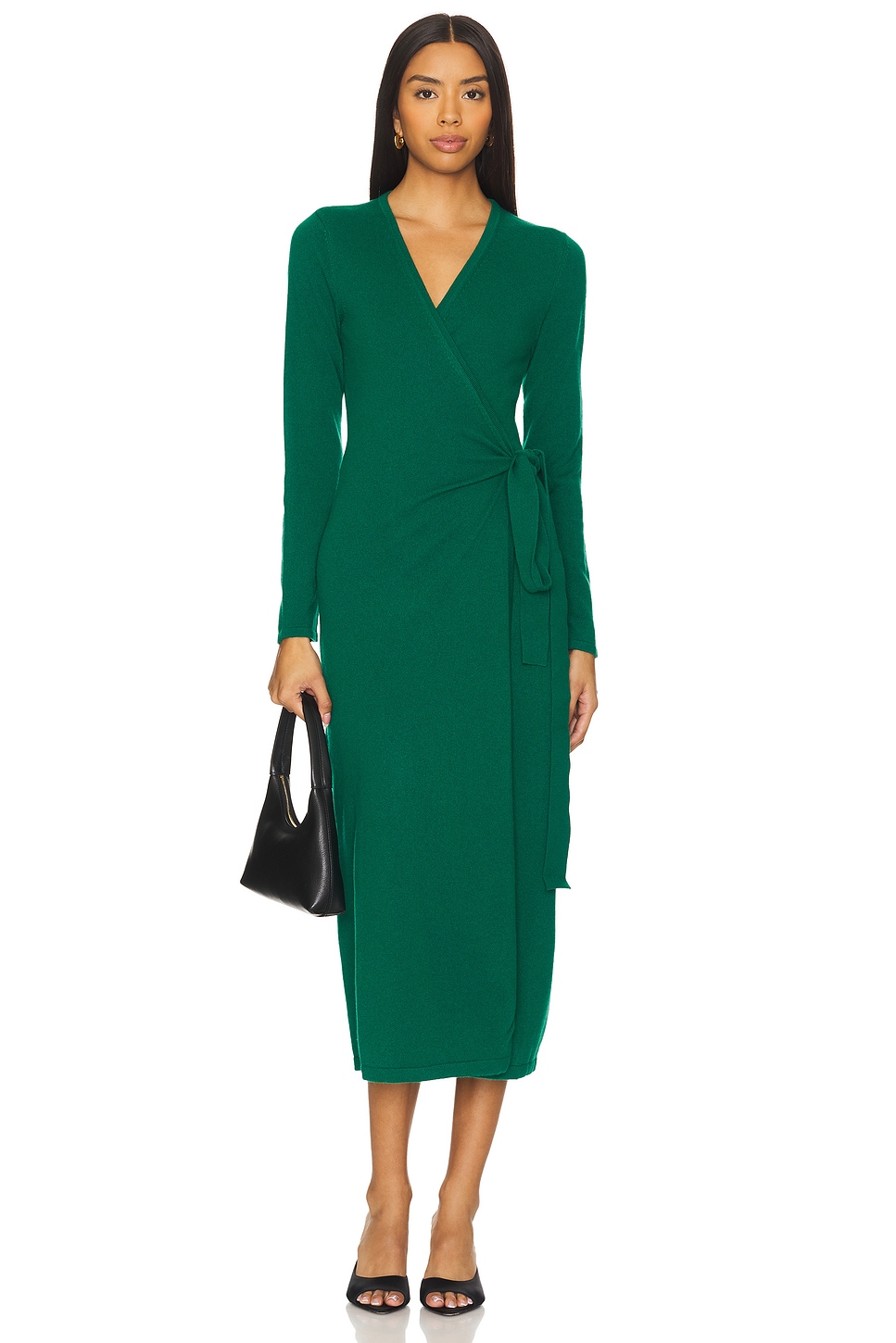 【完売必至】DIANE von FURSTENBERG Astrid ラップミディドレス Diane von Furstenberg Astrid Dress in Cilantro | REVOLVE