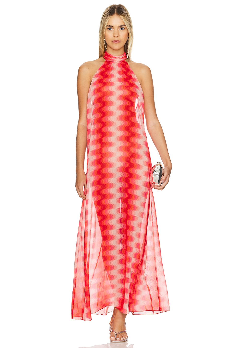 Belted hotsell Knit Maxi Dress Raspberry