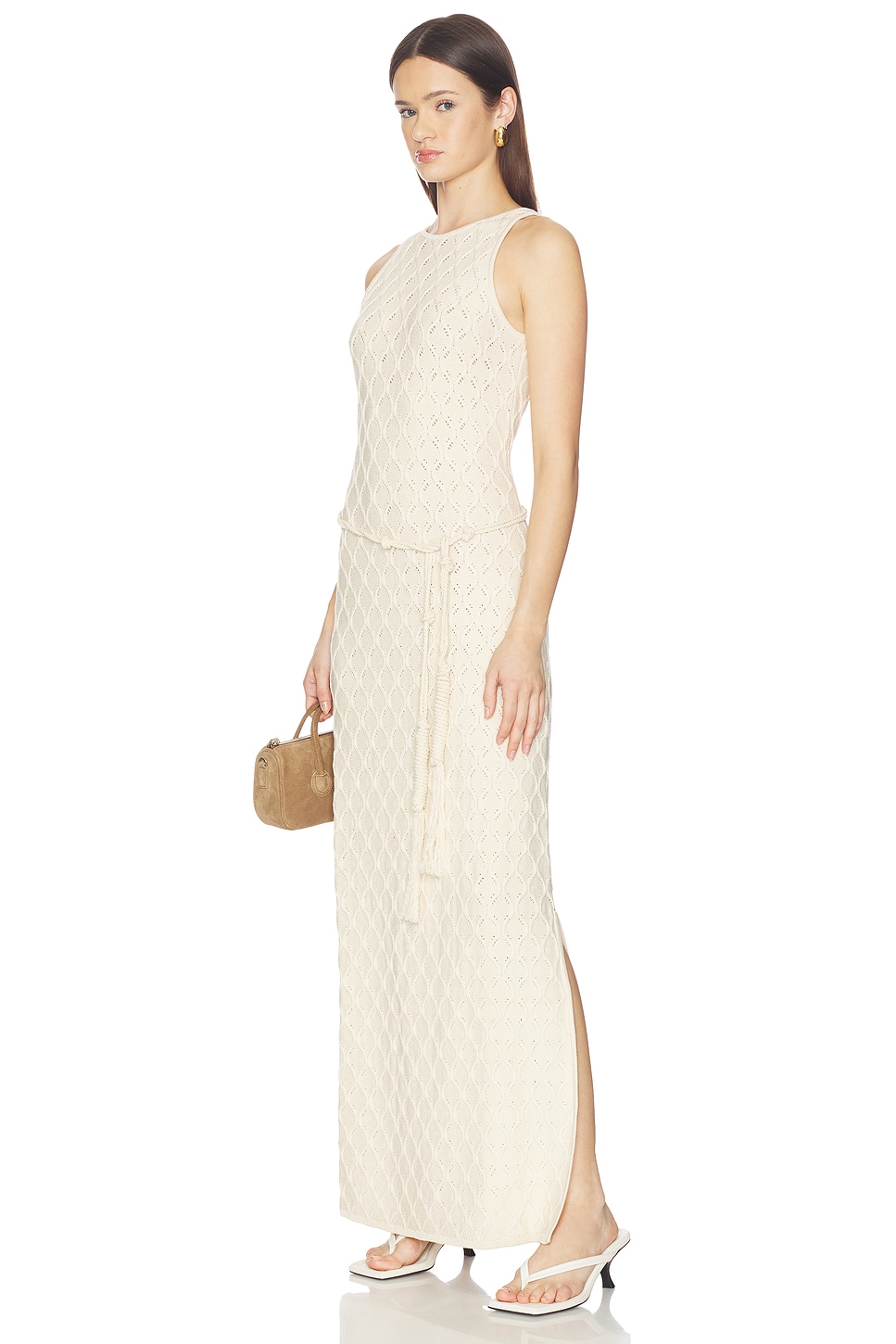 windsor maxi dress Windsor Major Charm Polka Dot Halter Maxi Dress in Black