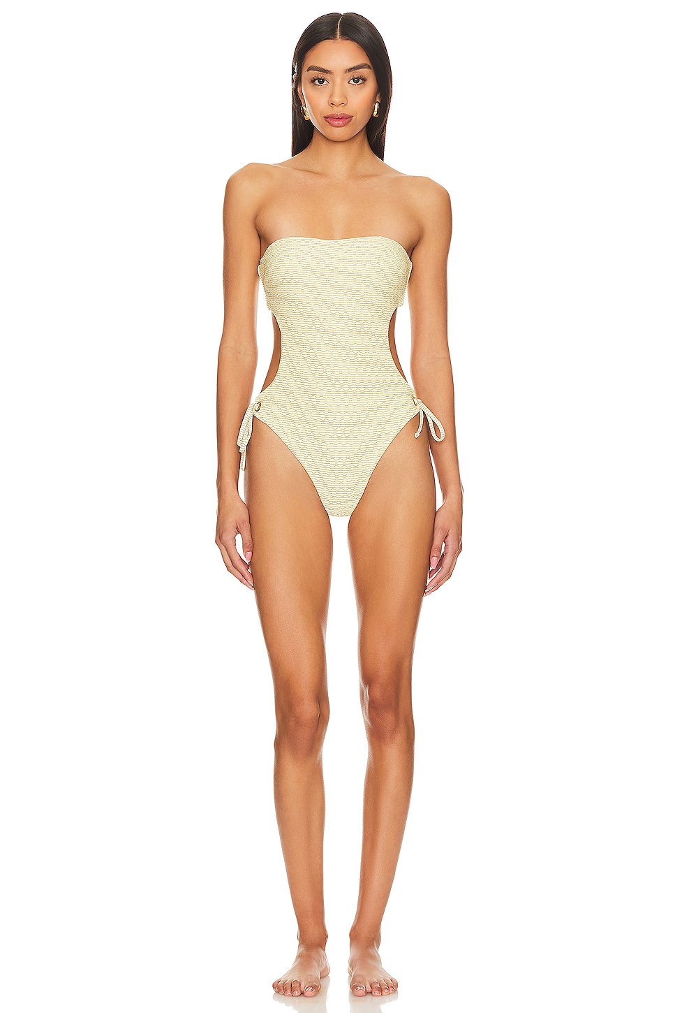 DEVON WINDSOR Claudette One Piece in Biscotti | REVOLVE