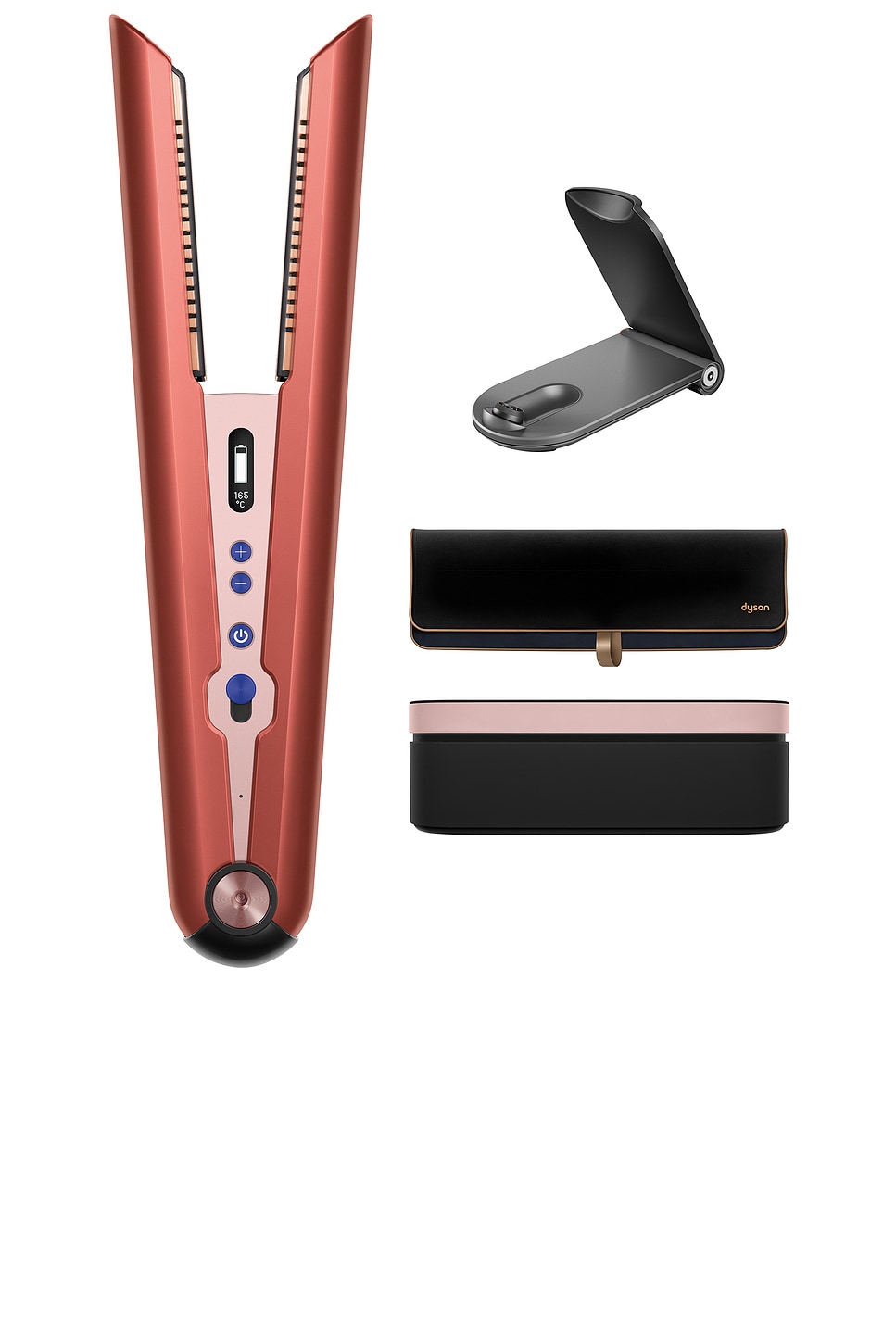 Dyson SPECIAL EDITION CORRALE STYLER STRAIGHTENER ヘアストレートナー - Strawberry  Bronze & Blush Pink | REVOLVE