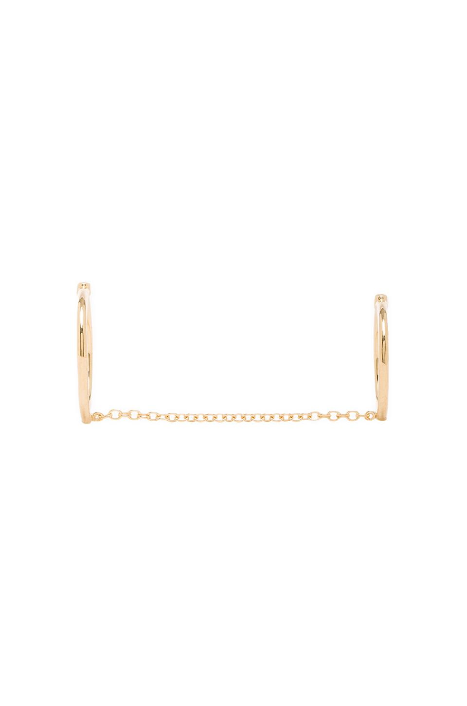 Elizabeth and James Miro Knuckle Ring in Gold