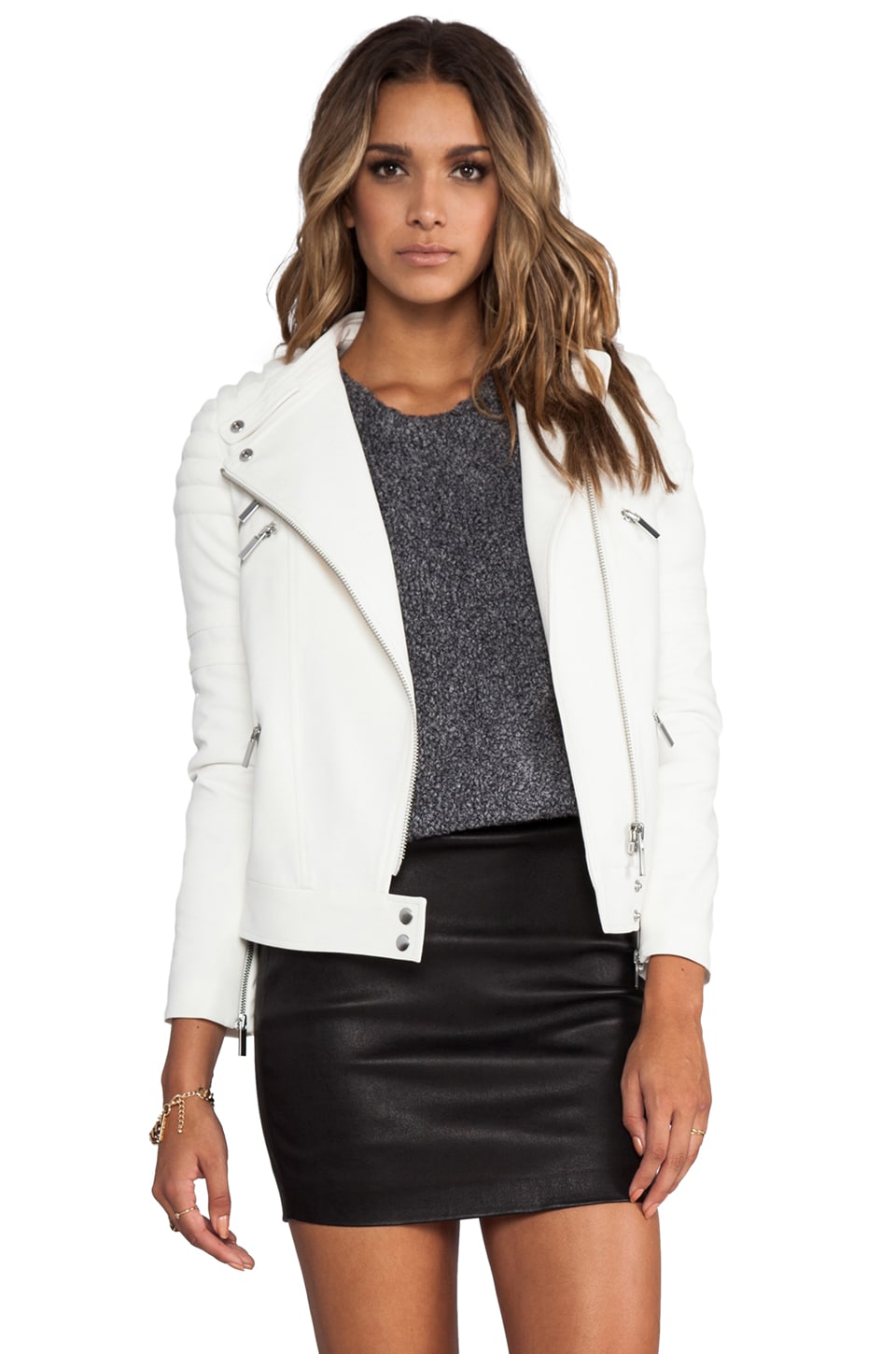 Elizabeth and James Culkin Jacket in Ivory REVOLVE