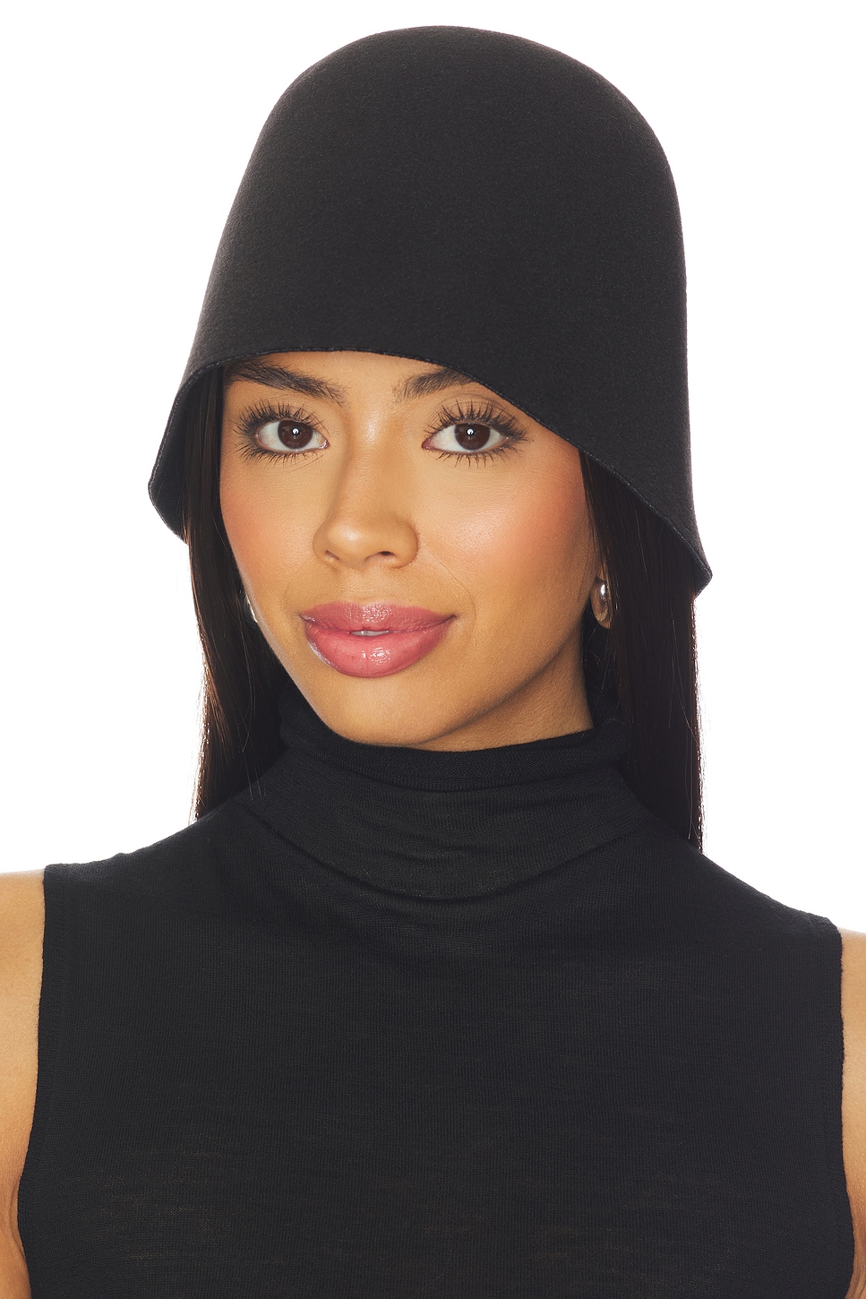 EAVES Winston Felted Wool Hat in Black | REVOLVE display picture 2