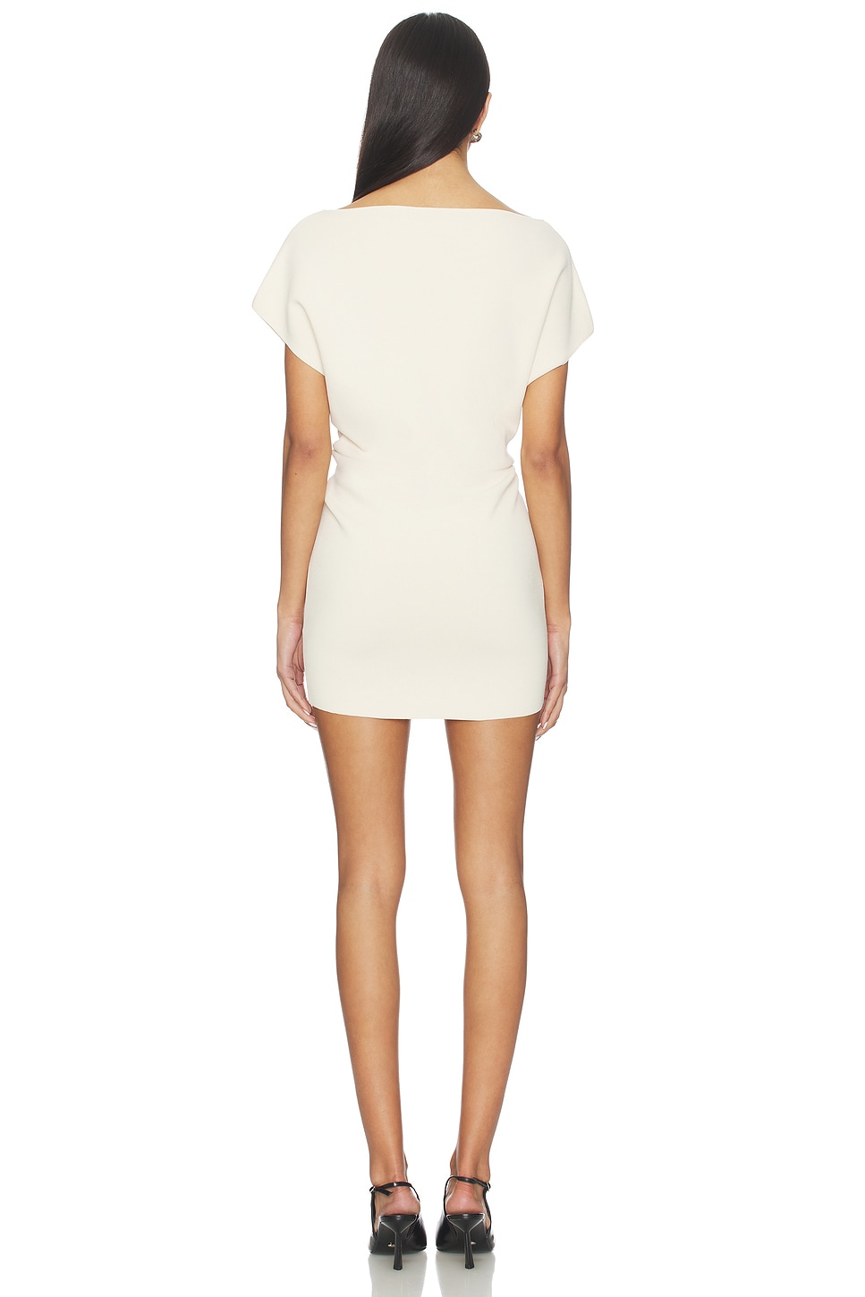 white a line mini dress Ignacia White Cotton Lace Halter A-Line Mini Dress