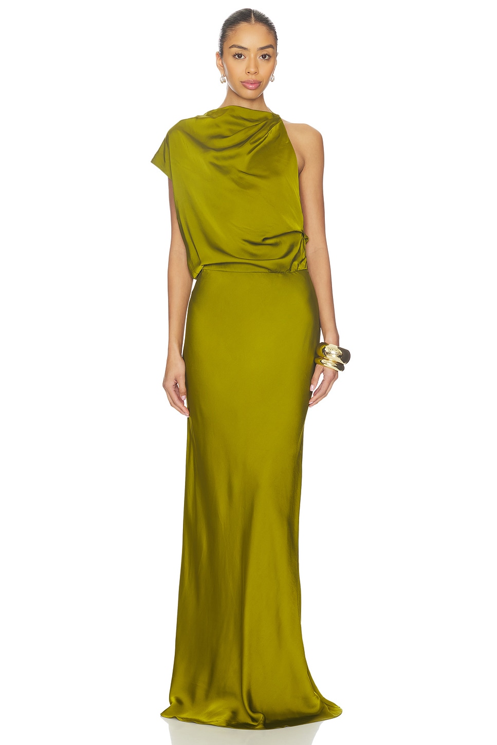 EAVES Noss Gown in Peridot Green | REVOLVE EAVES Noss Gown in Peridot Green | REVOLVE