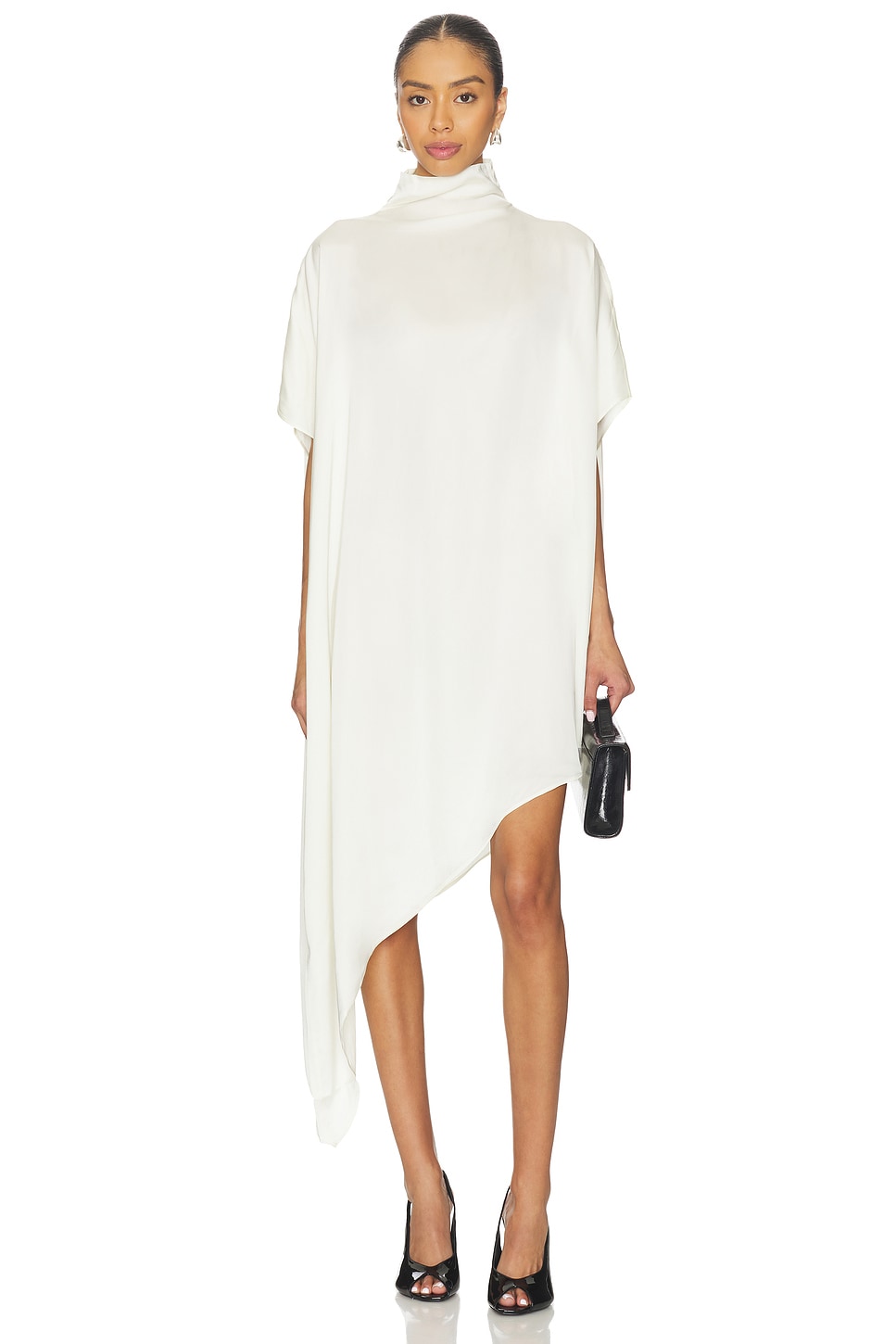 EAVES Noss Asym Mini Dress in Ivory | REVOLVE EAVES Noss Asym Mini Dress in Ivory | REVOLVE