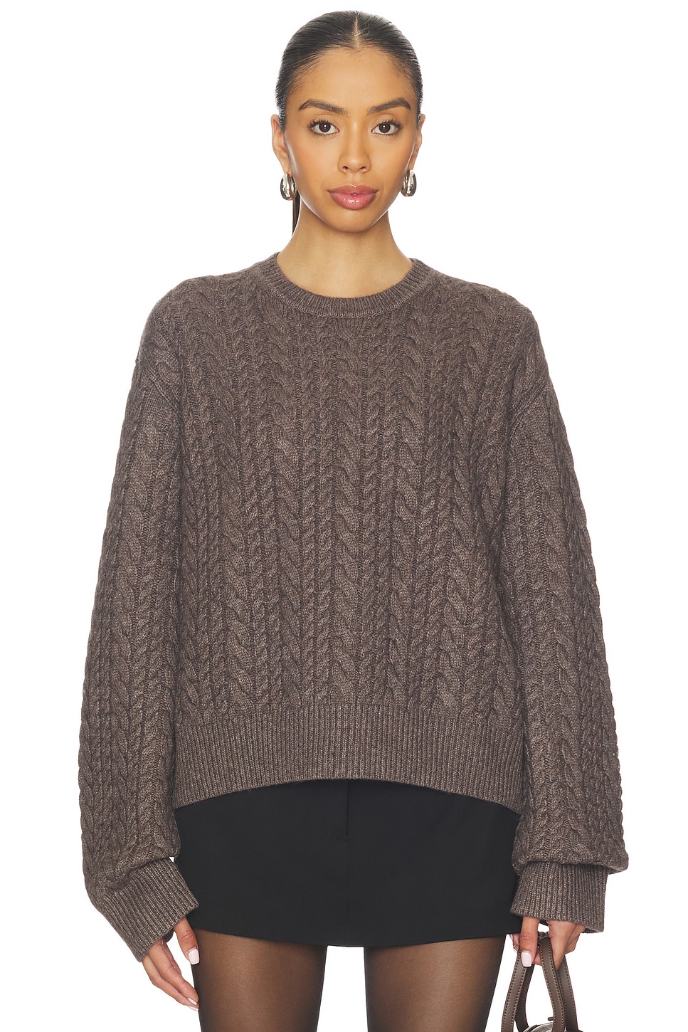 Laci Cable Crewneck