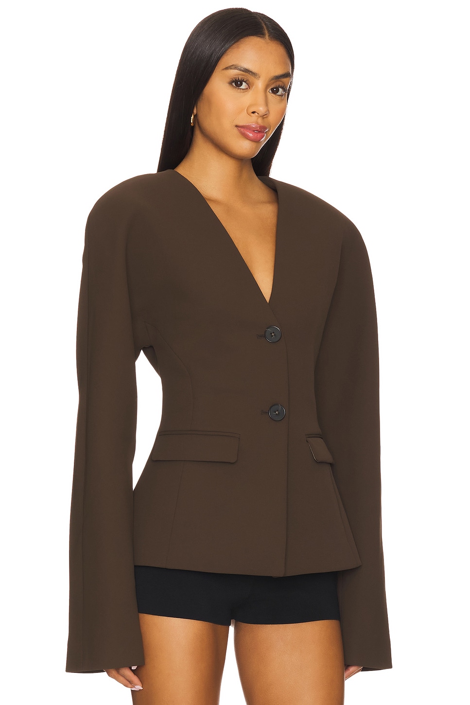 Gal Polished Crepe Blazer