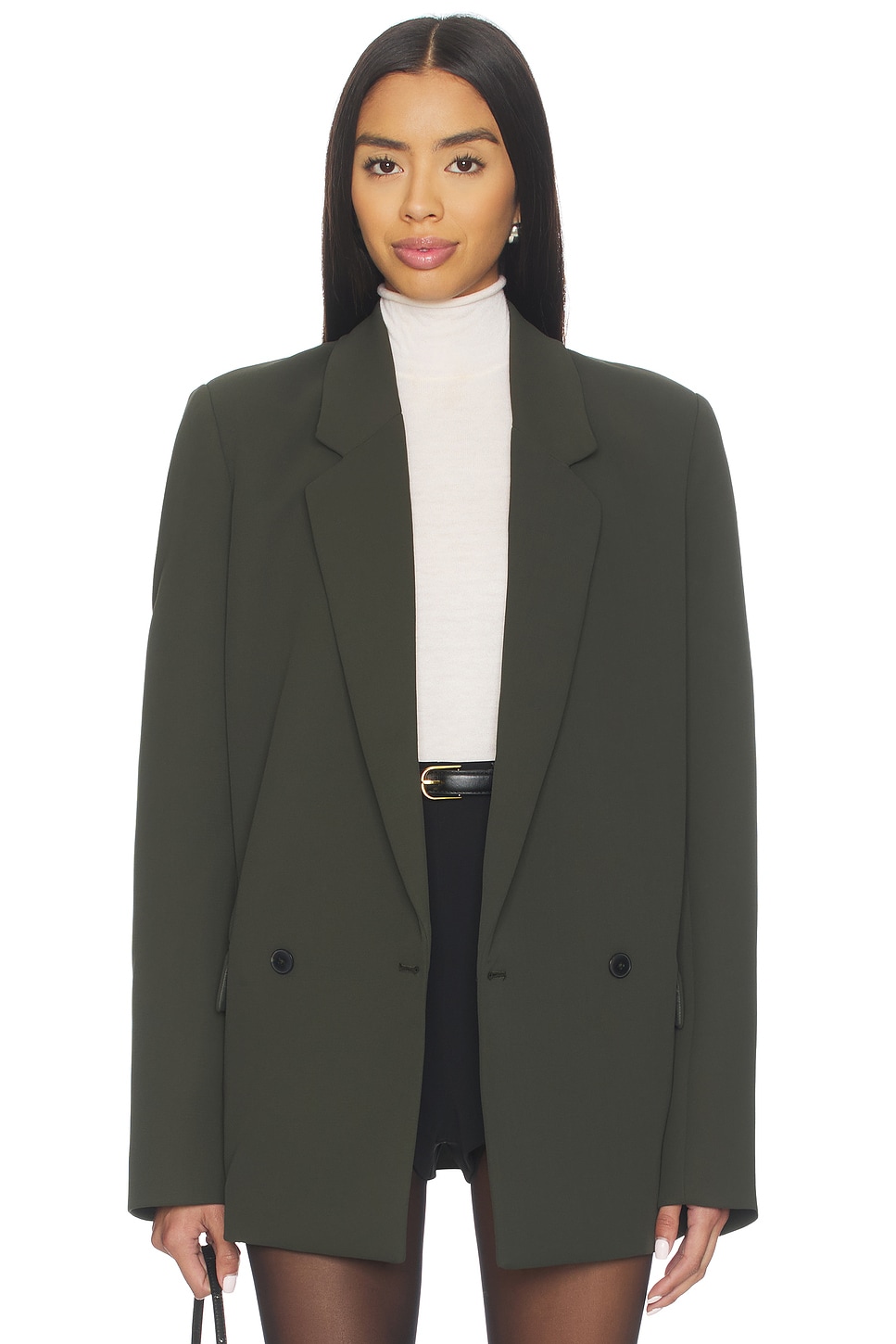 Alia Crepe Blazer - thumbnail 2