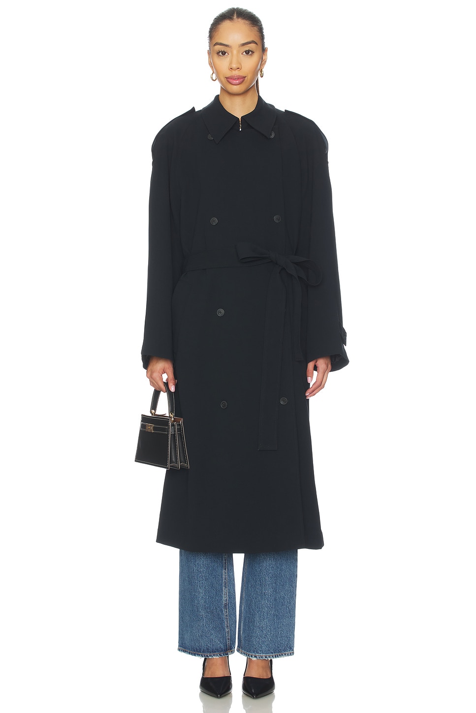 x Jasmine Tookes Lena Car Coat