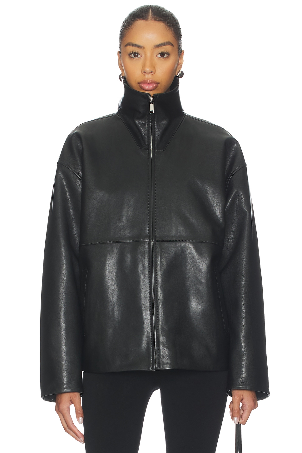 EAVES Jorunn Leather Jacket in Black | REVOLVE