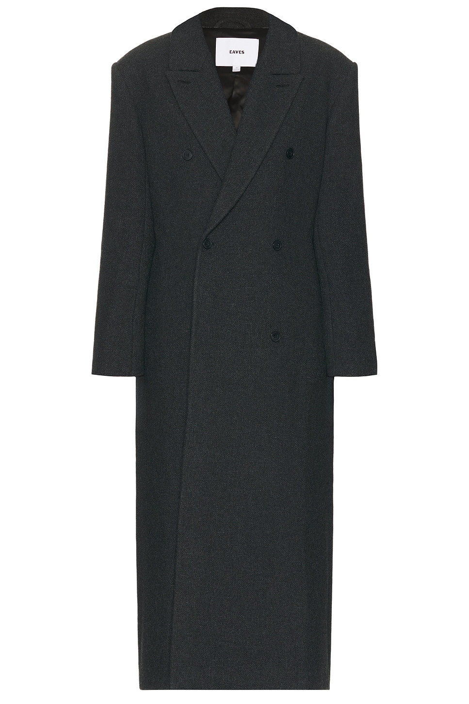EAVES Sif Manteco Wool Coat in Dark Grey | REVOLVE