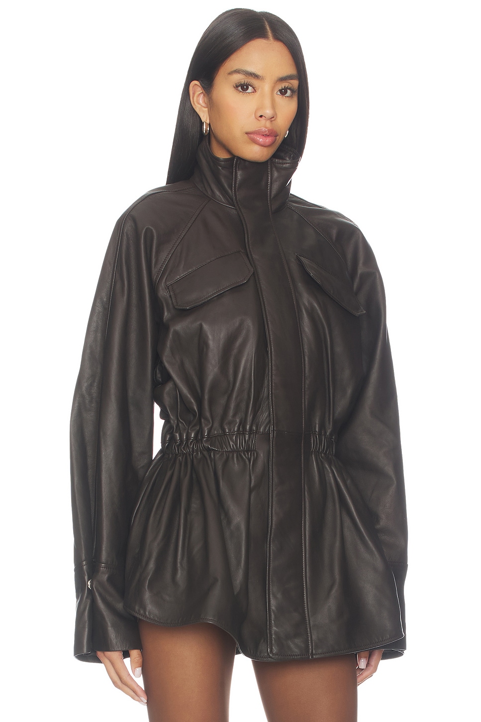 EAVES Mendoza Leather Jacket thumbnail