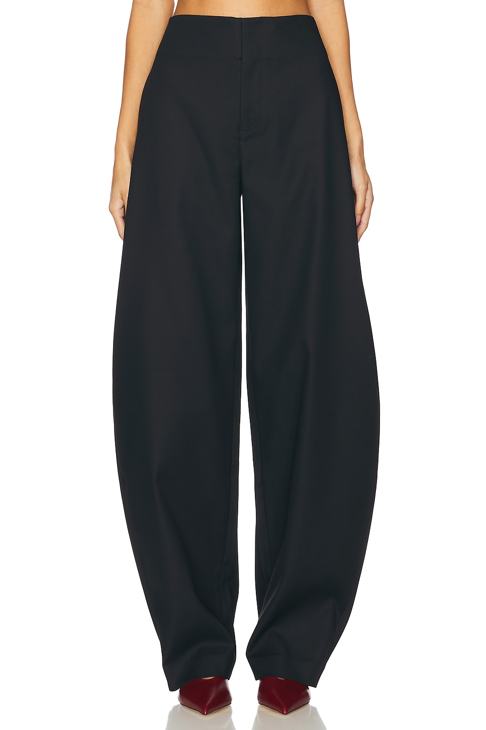 Mai Sculptural Compact Suiting Pant