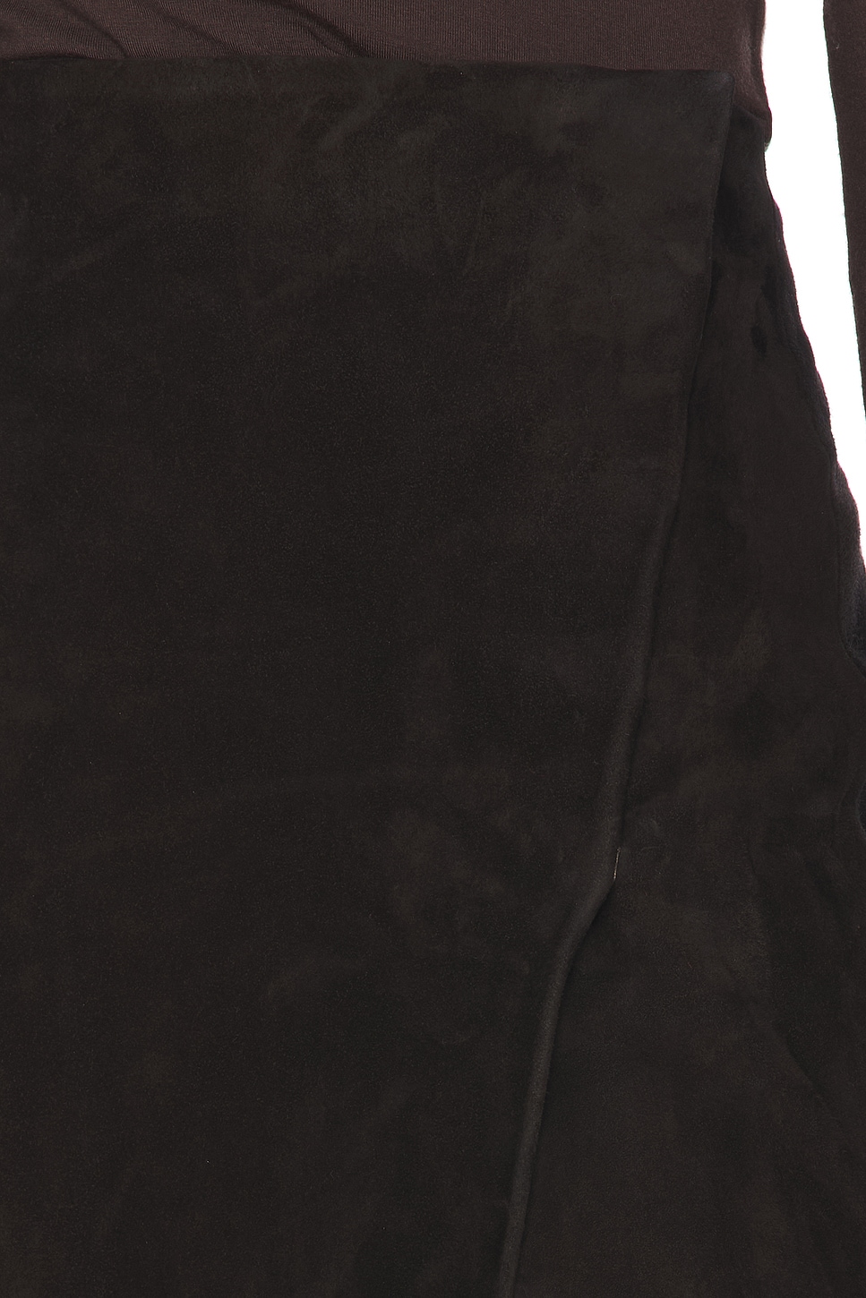 EAVES Cruz Suede Maxi Skirt thumbnail