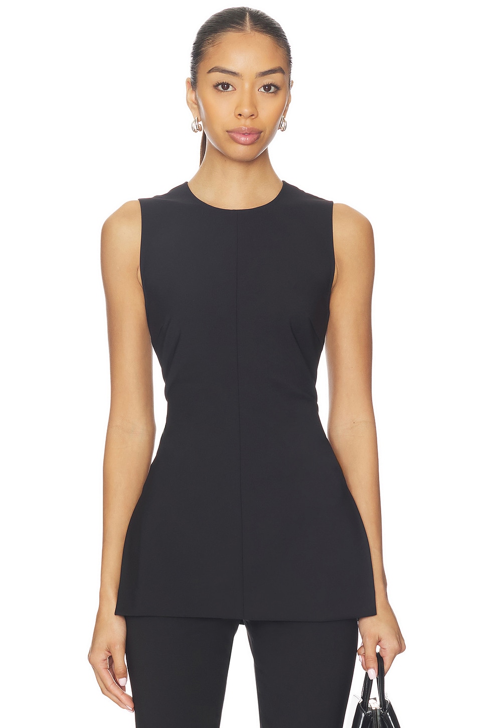 EAVES Guro Tech Suiting Top in Black | REVOLVE