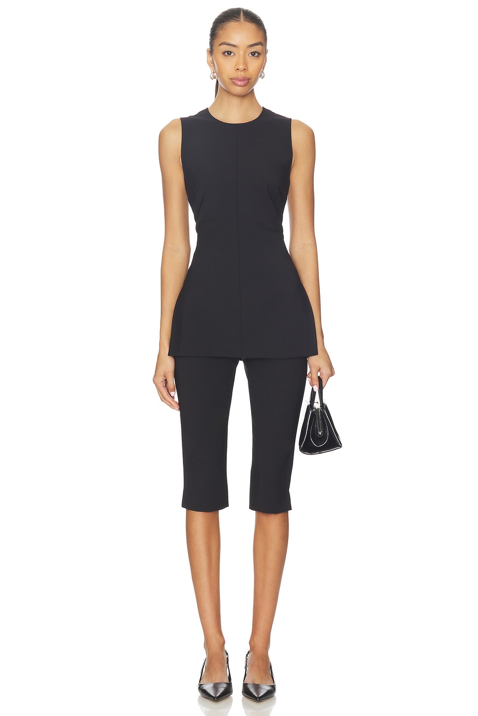 EAVES Guro Tech Suiting Top in Black | REVOLVE