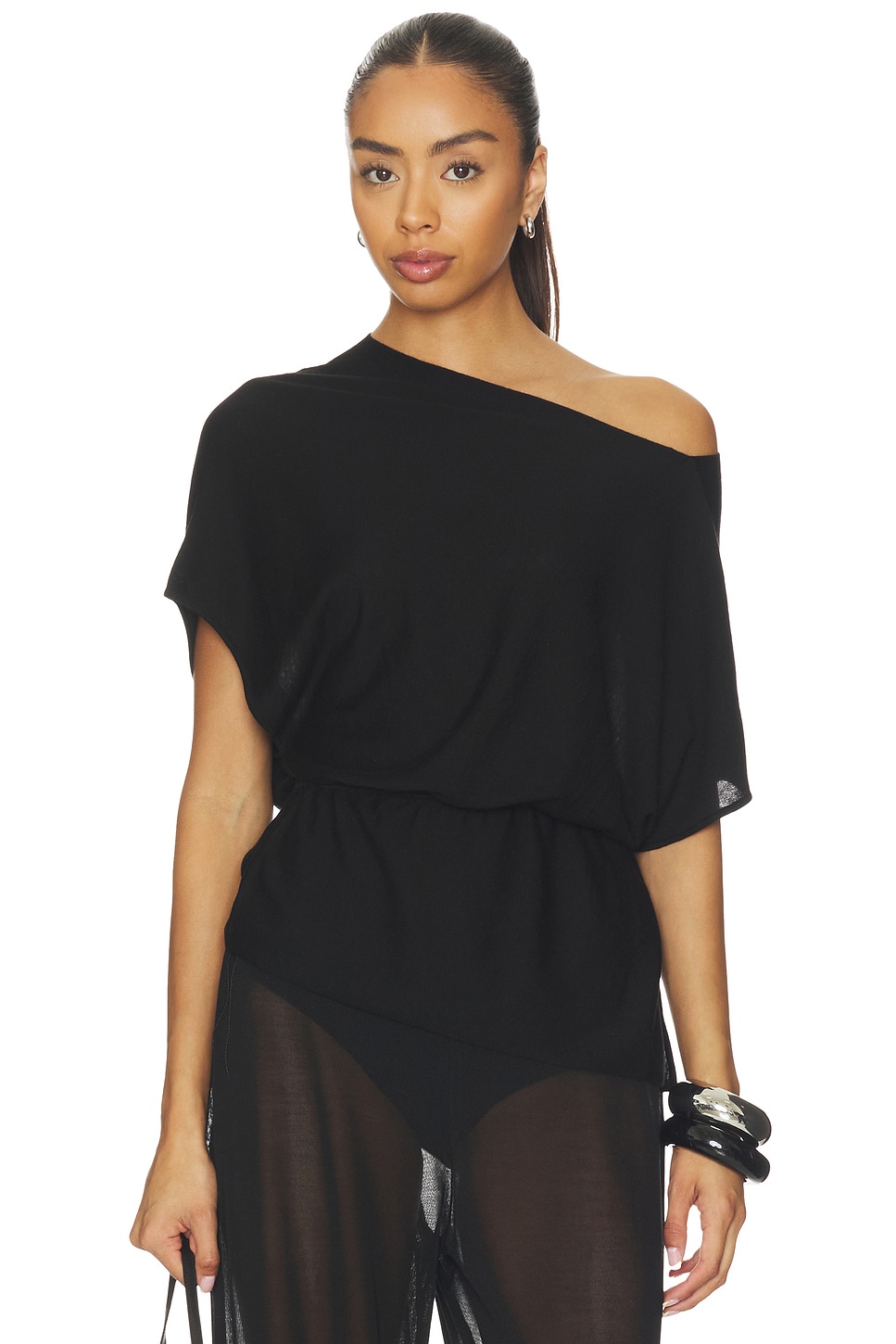 Jaidyn Knit Asymmetrical Top