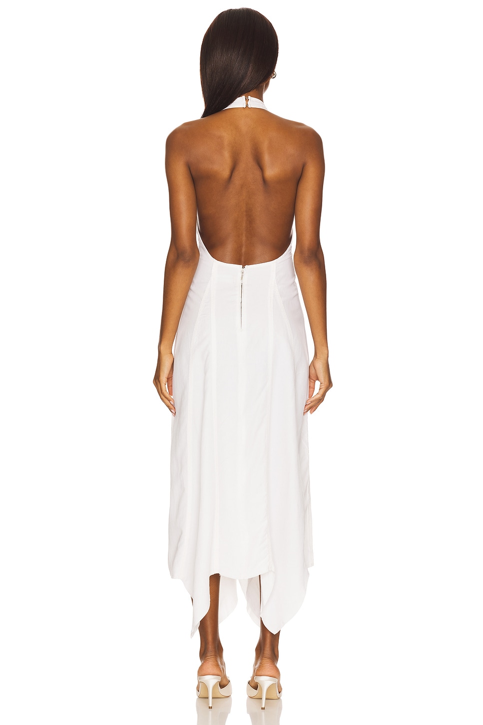 EB Denim Stella Dress in White Linen | REVOLVE
