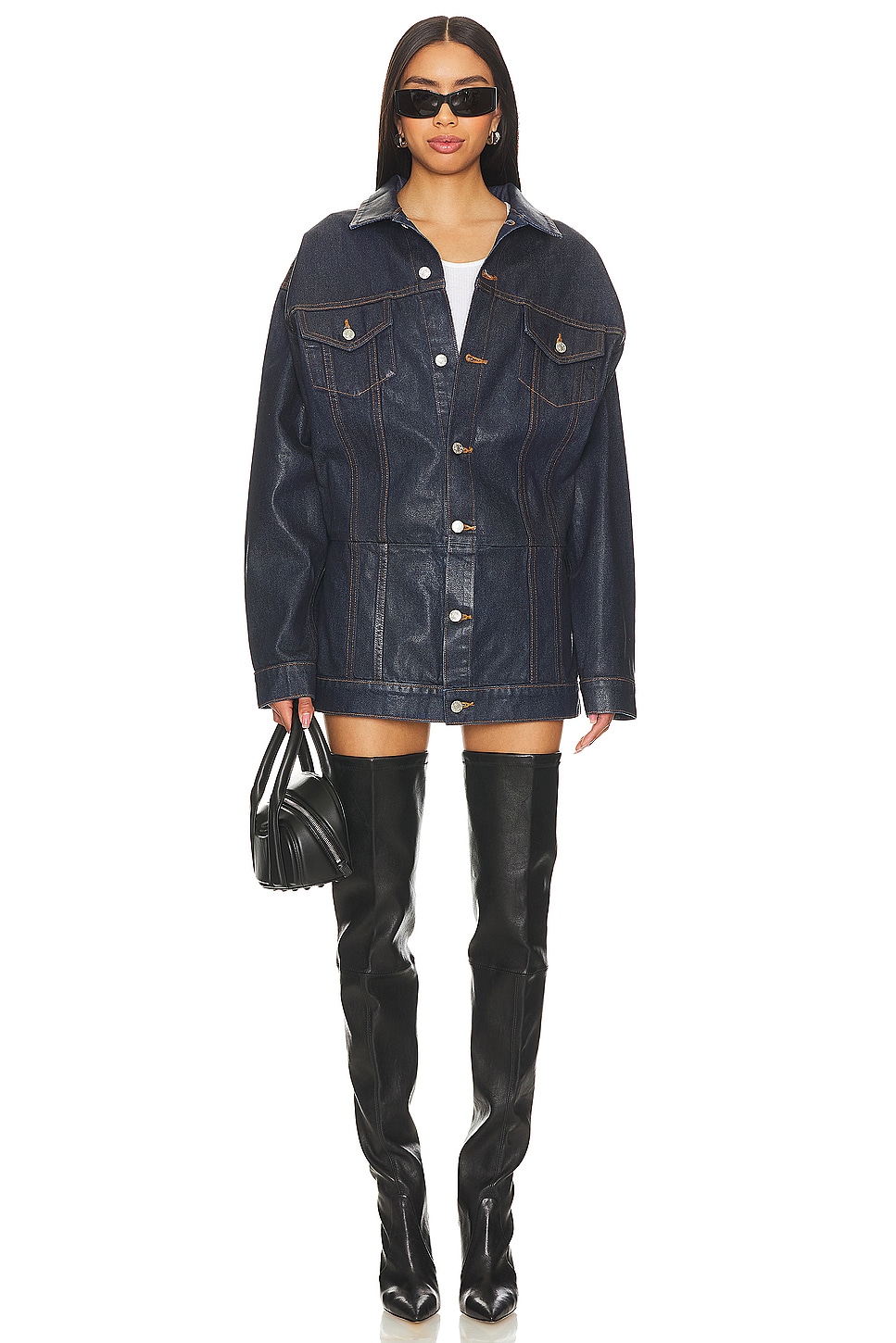 white christmas dresses EB Denim Tara Layered Mini Dress main image 1