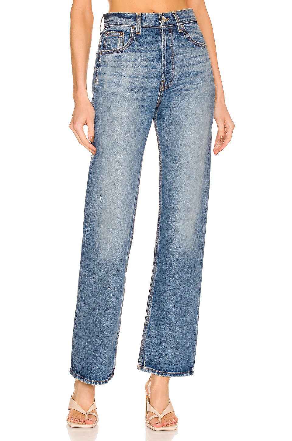 EB Denim High Rise Straight in Bonvi 