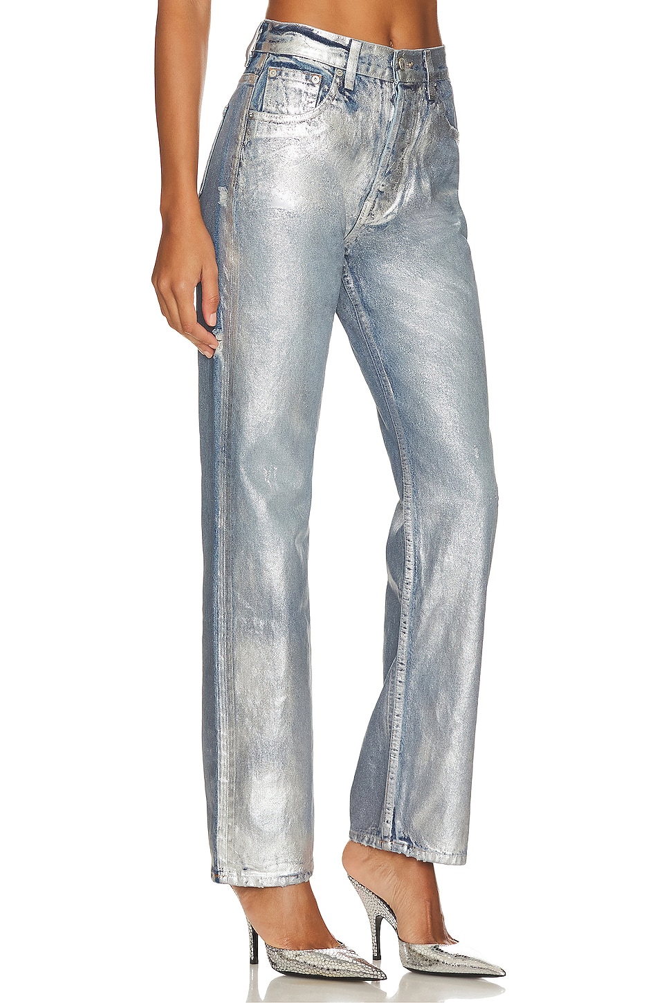 High Rise Straight Jeans - thumbnail 3