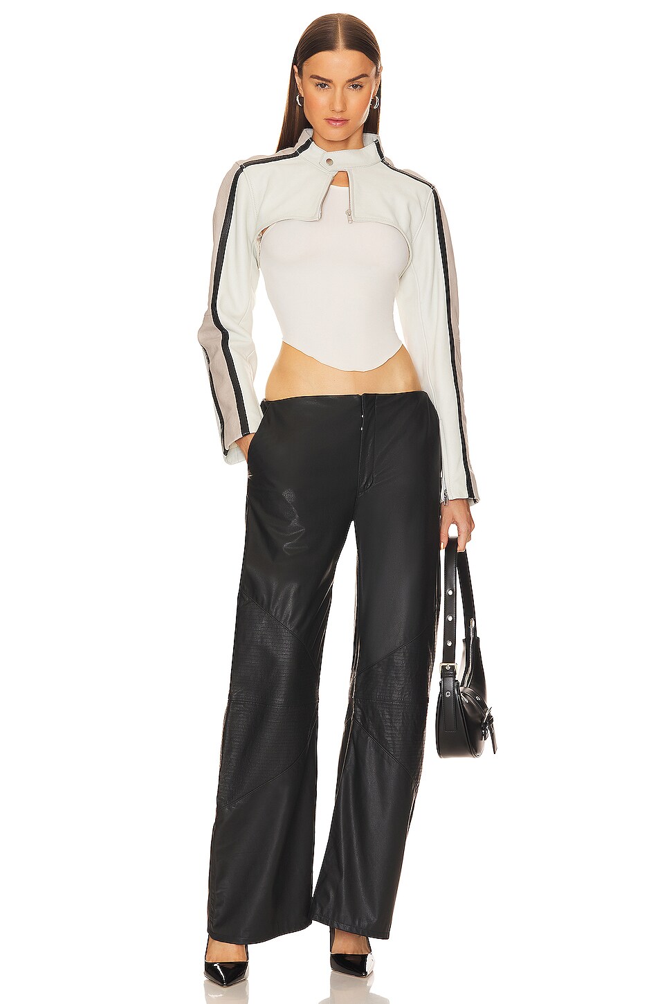 EB Denim Hollywood Frederic Leather Pants thumbnail