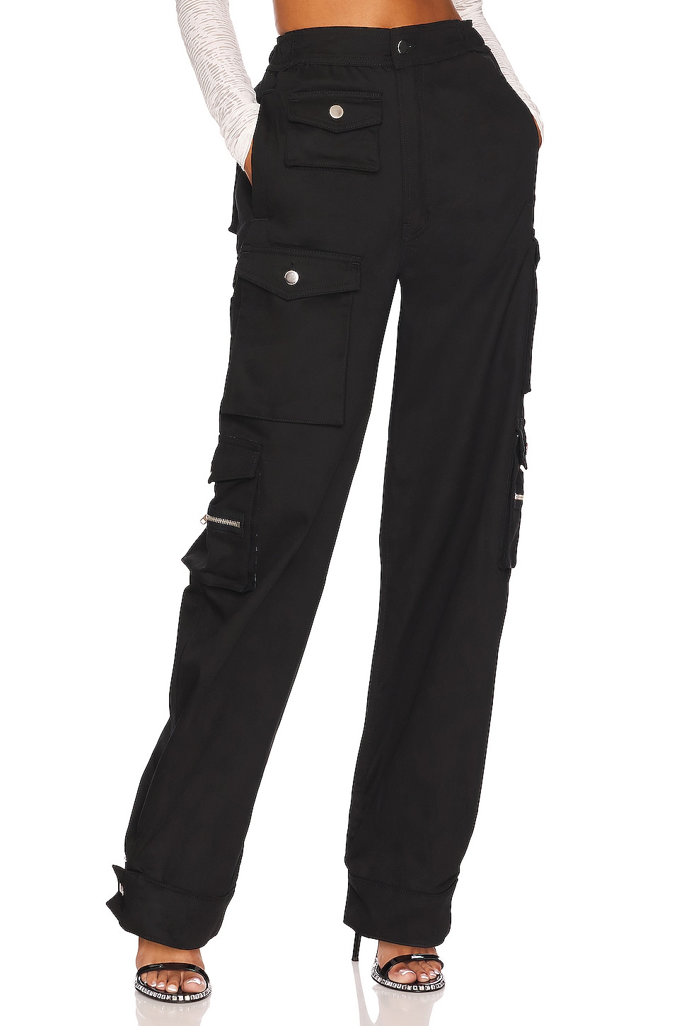 Image 1 of Cargo Pants in Black